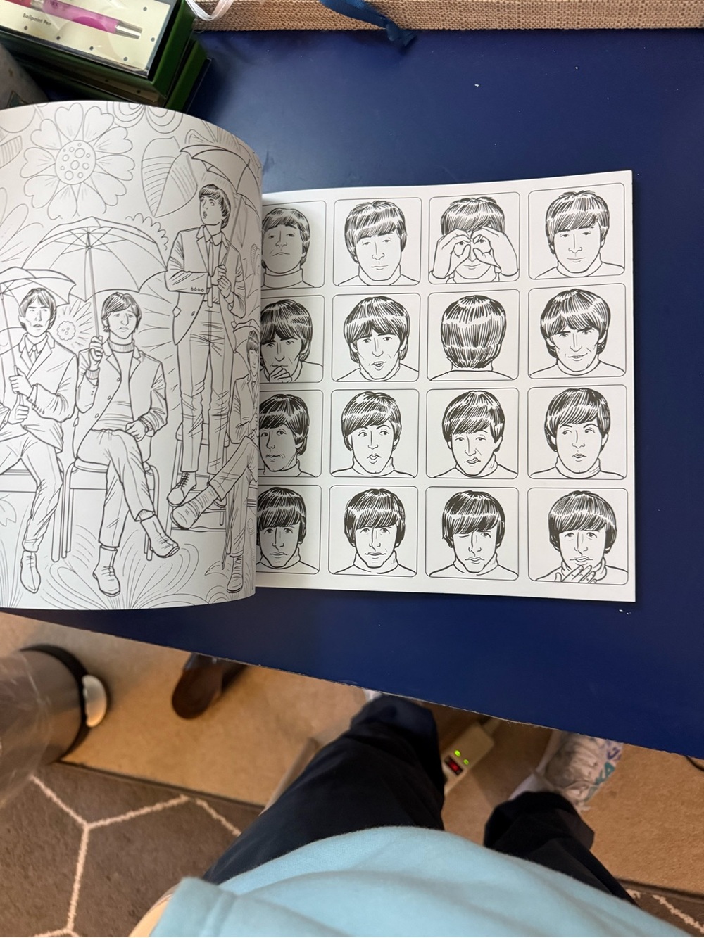 The Beatles Coloring Book with Rainbow Markers - Multi - Picture 8 of 10